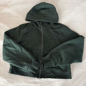 lululemon Scuba Full zip in Legacy Green